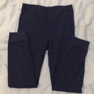 Dark Navy Blue Leggings With a Back Pocket